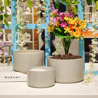 Décoration de jardin d'intérieur, pot de fleurs en céramique en gros, grande taille, taille moyenne, petite taille, pot de fleurs en céramique, plante succulente, cactus, pots de fleurs