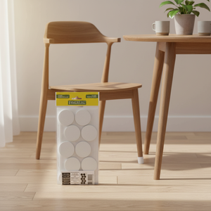 Almohadillas Protectoras de Piso Circulares de Goma EVA Autoadhesivas Blancas de 45 mm para Patas de Muebles - Product Image 3