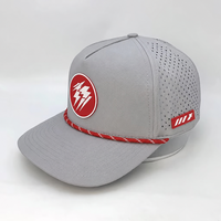 Casquettes de baseball structurées 5 panneaux, casquettes de golf de haute qualité, casquettes trucker avec logo personnalisé en caoutchouc PVC, vente en gros OEM/ODM, commande minimale de 30 pièces