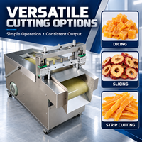 Multifunctionele gedroogde vruchten snijmachine, mango-snijder, jujube-dadelsnijder, snoepfruit verwerkingsapparatuur voor voedingsfabrieken