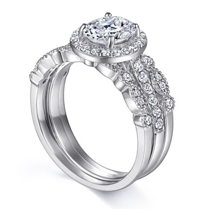 Anillo de Zirconia Cúbica de Alta Calidad con Corte Brillante para Mujer, Plata de Ley con Baño de Rodio, Certificado CMA, Anillo de Compromiso de Lujo - Product Image 6