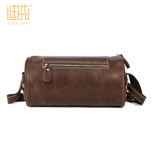 Vintage couleur café poche zippée cachée <span class=keywords><strong>sac</strong></span> à main bandoulière <span class=keywords><strong>sac</strong></span> à bandoulière en cuir - Product Image 3