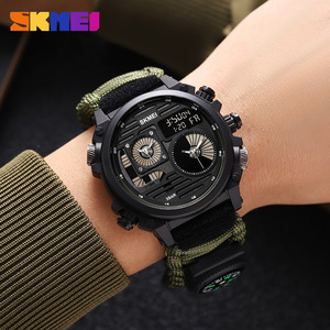 Skmei Digital Sports Watch Men 3Bar Waterproof Silicone Strap Multifunction Electronic Watch Outdoor Use - Product Image 4