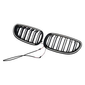 Parrilla LED BMW negra brillante para el modelo de doble línea de la serie 5 E60 2004-2009, pieza de repuesto - Product Image 3