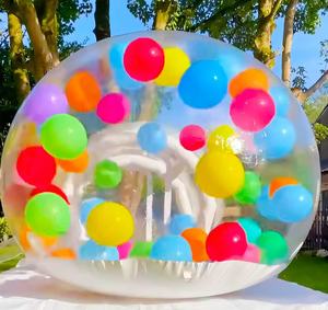 Houmu Internet-ünlü şişme şeffaf kabarcık ev PVC malzeme 4.5m boyutu şeffaf kabarcık ev ticari - Product Image 1