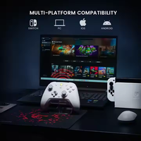 GameSir T4 Cyclone Manette de jeu sans fil multi-plateforme avec bâton Hall complet pour IOS et Android Switch PC