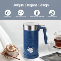 Mousseur à lait automatique 4-en-1 pour usage domestique, idéal pour les expressos