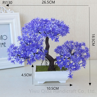 QIDA Artificielle En Plastique Bonsaï Petit Arbre Pot Maison Chambre Table Jardin Arrangement Ornements Plantes D'extérieur En Pot Fleur