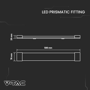 Luminaria <span class=keywords><strong>LED</strong></span> Rectangular V-TAC de <span class=keywords><strong>60</strong></span> <span class=keywords><strong>cm</strong></span> y 20 W con Chip Samsung, 2400 Lúmenes, IP20, para Montaje Empotrado en Pared, Garaje o Tienda, Luz Fría - Product Image 3