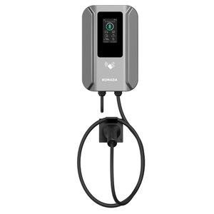 เครื่องชาร์จรถยนต์ไฟฟ้าแบบติดผนัง 7KW ชนิดที่ 2 ควบคุมอุณหภูมิแบบคู่อัจฉริยะ - Product Image 1