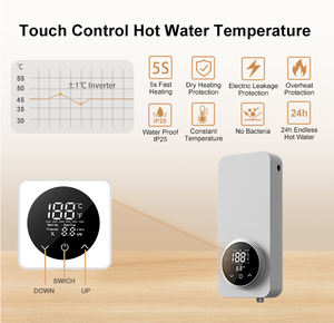 5KW 6000W 230V mural électrique sans réservoir Geyser ELCB Protection température constante haut débit pour appartement hôtel - Product Image 4