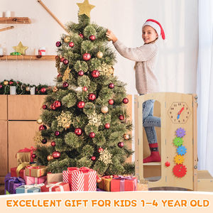 מטבח עזר מתקפלת עץ פעוטות מתכווננת מגדל למידה מונטסורי 4 ב 1 לילדים - Product Image 4