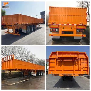 Semi-remorque chinoise <span class=keywords><strong>à</strong></span> trois essieux de 60 tonnes avec ridelles latérales, nouvelle semi-remorque <span class=keywords><strong>à</strong></span> ridelles latérales <span class=keywords><strong>à</strong></span> <span class=keywords><strong>vendre</strong></span> - Product Image 2