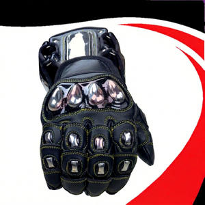 Guantes de Motociclismo de Carreras Fabricados en China por RC Fitness, de Cuero de Alto Rendimiento, Antideslizantes, Talla Personalizable - Product Image 1