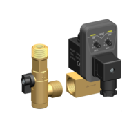 Vanne de vidange électronique en laiton de haute qualité utilisée 24-380V Ac/Dc 50/60Hz pour eau, huile ou condensat-pour compresseurs d'air