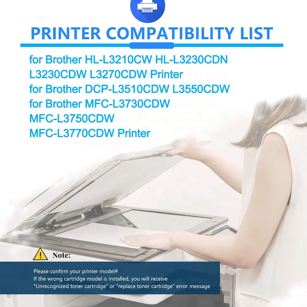 Тонер-картридж для принтера, совместимый с TN227, TN223 TN243 TN213 TN217 TN253 TN257 TN293 TN297 TN247 TN247