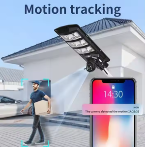 האחרונה 4g seecloud אפליקציה 4mp הספק נמוך חיצוני נטענת רחוב סולארי נטענת שמש עם מצלמת אבטחה - Product Image 2