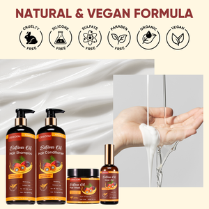 Set di Shampoo e Balsamo Biologico per la Crescita dei Capelli con Olio di Batana Grezzo, Trattamento Riparatore per la Cura dei Capelli a Marchio Privato - Product Image 5