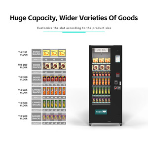 Distributore Automatico Refrigerato a Nastro per Bevande e Snack con Pagamento a Monete - Product Image 4
