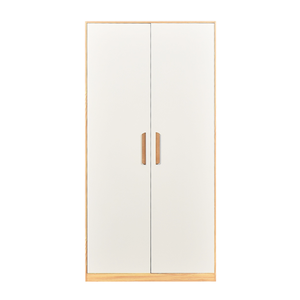 ホーム家具<span class=keywords><strong>2</strong></span>ドア衣類スチール食器棚アルマリメタルベッドルームワードローブハンドル付き - Product Image 4