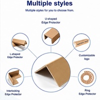 Protection d'angle en carton robuste en forme de L sur mesure pour la logistique d'entrepôt - Vente en gros usine