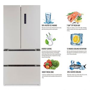 448L Smart Stainless Steel Frost-Free <b>Refrigerator</b> App Control 4-Door Energy Efficiency Household Use Built-In Option Refrigerat - Product Image 3