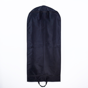 Lavable de alta calidad personalizado con logotipo negro blanco hombres, traje cubierta de viaje nupcial vestido largo vestido de novia bolsa de ropa/ - Product Image 3