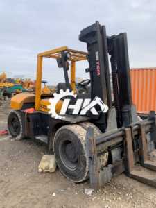 לתלות kui komatsu100 10 טון 90% יפני מקורי חדש עם epa, צ 'ה חקלאית זול משומש komatsu100 מלגזה עבור ליטוף - Product Image 2