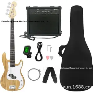 ขายดีข้ามพรมแดน; โรงงานผลิตโดยตรง; กีตาร์<span class=keywords><strong>เบส</strong></span>ไฟฟ้า <span class=keywords><strong>4</strong></span> <span class=keywords><strong>สาย</strong></span> ทำจากไม้แท้ สำหรับผู้เริ่มต้น ผลิตในเจ้อเจียง ประเทศจีน - Product Image 4