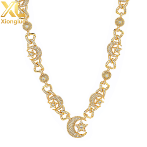 New Fashion Micro Paved 5A Cubic Zirconia 10MM Cuban <b>Chain</b> Necklace Hip Hop Charm Gold Plated <b>Iced</b> <b>Out</b> <b>Chains</b> for Men - Product Image 5