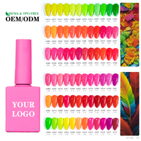 Kit de vernis gel UV vegan à 100 couleurs bon marché, vernis gel pour ongles en marque privée, ensemble de vernis gel pour ongles 8 ml pour les fournisseurs de salons de manucure