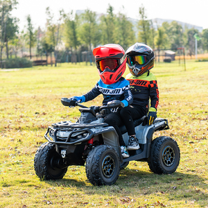 Quad Elettrico Can Am Outlander 24V per Bambini, Veicolo a 4 Ruote per Bambini, Auto Elettrica Bombardier, <span class=keywords><strong>2</strong></span> Posti, con Gancio di Traino - Nero - Product Image 2