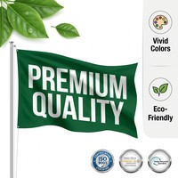 Drapeau promotionnel OEM ODM, fabricant, logo personnalisé, 3x5 pieds, polyester imprimé sur mesure, haute qualité, meilleur prix pour les événements Y