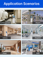 Kiosco de Consultas de Información Gubernamental de 17, 19, 15.6, 21.5, 32 y 43 Pulgadas, con Pantalla Táctil Capacitiva de 10 Puntos, FHD, IP65, para Interiores, con SDK