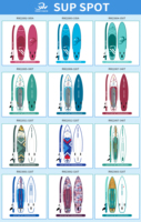 Planche flottante de surf gonflable, pour paddle sports aquatiques, vent, paddle debout, livraison directe