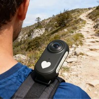 Caméra d'action WiFi compacte avec objectif extérieur, enregistreur de cyclisme HD 1080p, caméra de moto à fixation magnétique Tt88, clip dorsal rotatif à 360 degrés
