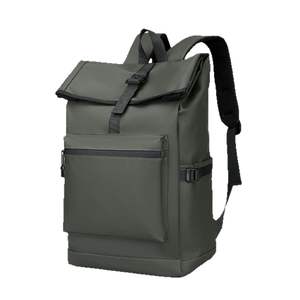 Sac à dos décontracté à rabat grande capacité pour hommes, design sportif tendance et élégant pour le collège, les voyages d'affaires et les activités sportives - Product Image 4