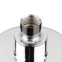Pommeau de Douche Noir Haute Pression à Jet Unique, Écologique, Sûr et Fiable, de Haute Qualité pour Salle de Bain