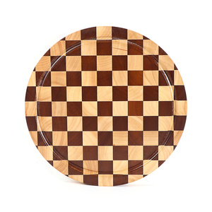 Cao su gỗ End hạt thớt với nước trái cây rãnh đảo ngược vòng thớt charcuterie <span class=keywords><strong>butcher</strong></span> pho mát khối - Product Image 3