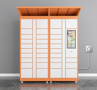 Casier de livraison de colis intelligent avec système ICloud Serrure électronique Revêtement en poudre environnemental-Dropbox intelligent