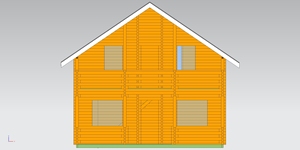 บ้านไม้ซุงสำเร็จรูป <span class=keywords><strong>2</strong></span> <span class=keywords><strong>ชั้น</strong></span> ขนาด 120 ตร.ม. สำหรับใช้เป็นรีสอร์ทหรือที่อยู่อาศัย พร้อมห้องน้ำและห้องครัว - Product Image 3