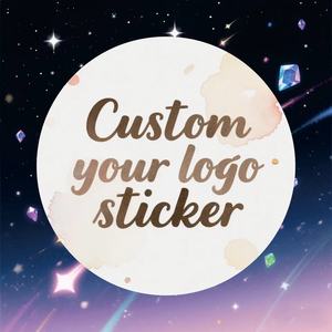 Autocollants personnalisés en vinyle autocollants imperméables, étiquettes personnalisées avec logo, mariage, anniversaire, baptême, emballage, imprimez votre propre autocollant - Product Image 1