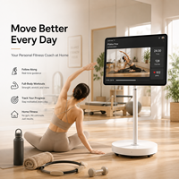 Layar Portabel Pintar 21,5 Inci Monitor Sentuh Android Dengan Penyiaran Nirkabel dan Dudukan Ponsel untuk Penggunaan di Rumah
