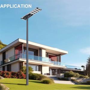 ไฟถนนโซลาร์ LED คุณภาพสูง 300W IP66 โครงสร้างอะลูมิเนียม สำหรับใช้งานกลางแจ้ง  หลอดไฟถนนแบบรวม  ได้รับการรับรองมาตรฐาน CE/FCC - Product Image 2
