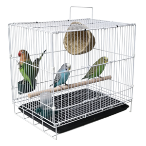 Grande cage à oiseaux domestique en métal pour perroquets, oiseaux peau de tigre, oiseaux pivoine, pigeons d'élevage et oiseaux à yeux apparents - Product Image 1
