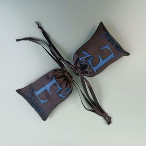 Custom Logo Recyclable Drawstring Satin Silk Dust <b>Bag</b> Velvet <b>Bag</b> Jewelry <b>Gift</b> Packaging Pouch for Wigs and Hair - Product Image 3