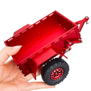 Remorque RC en aluminium <span class=keywords><strong>1</strong></span>/<span class=keywords><strong>18</strong></span>, mise à niveau non destructive pour <span class=keywords><strong>TRX4M</strong></span> Land Rover Defender Bronco Crawler - Product Image 4