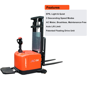 รถยกไฟฟ้าแบบถ่วงน้ำหนัก 1200กก. 1600กก. ระบบขับเคลื่อนด้วยไฟฟ้ากระแสสลับ สำหรับคลังสินค้าทางเดินแคบ อุปกรณ์ขนถ่ายวัสดุ - Product Image 6