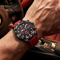 Montre chronographe lumineuse ONOLA 6851, cadran jaune, montre de sport étanche