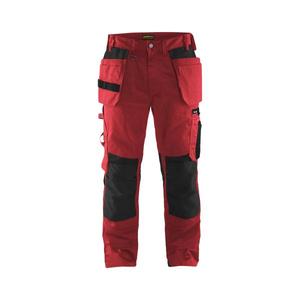 Blaklader กางเกงช่างฝีมือ155518605699C44กางเกงทำงาน7330509589618สีแดง/ดำ - Product Image 1